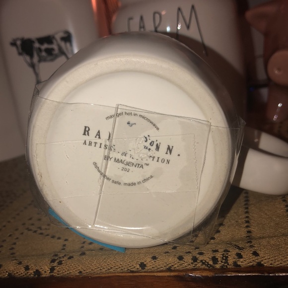 Rae Dunn AUTUMN VIBES Mug with Wood Lid (White) - Picture 6 of 7